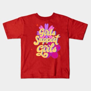 Girl support girl Kids T-Shirt